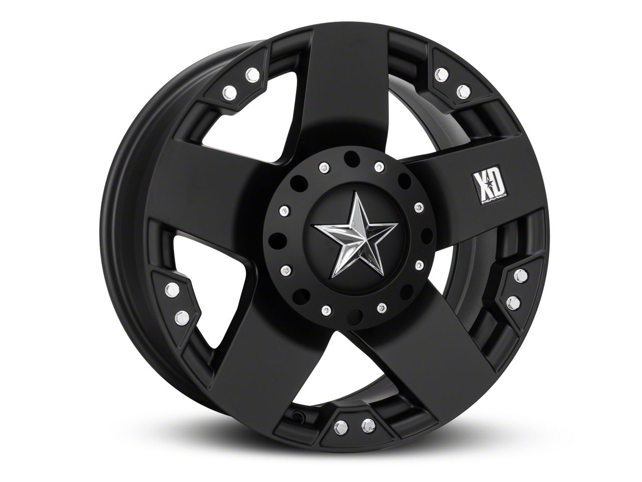 【上品】 6-Lug Black Matte Rockstar F-150 XD Wheel; Offset 0mm 18x9; 応援グッズ