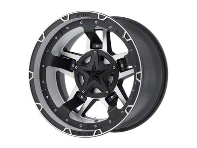 XD Rockstar III Matte Black Machined 6-Lug Wheel; 22x12; -44mm Offset (21-25 F-150)