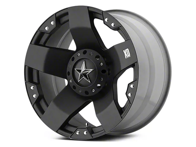 XD Rockstar Matte Black 5-Lug Wheel; 20x10; -24mm Offset (09-18 RAM 1500)