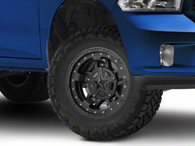 XD Rockstar III Matte Black 5-Lug Wheel; 17x9; -12mm Offset (09-18 RAM 1500)