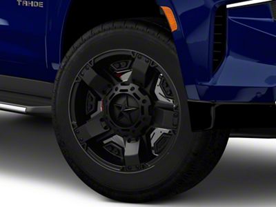 XD Rockstar II Satin Black 6-Lug Wheel; 20x9; 18mm Offset (21-25 Tahoe)