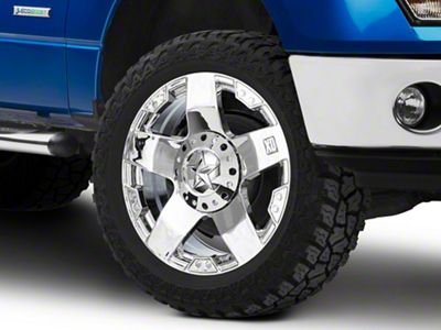 XD Rockstar Chrome 6-Lug Wheel; 22x9.5; 38mm Offset (09-14 F-150)