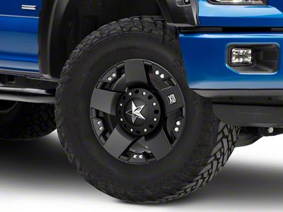 XD Rockstar Matte Black 6-Lug Wheel; 17x9; -12mm Offset (15-20 F-150)