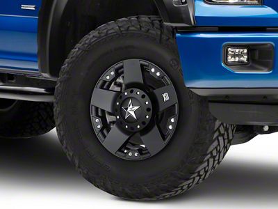 XD Rockstar Matte Black 6-Lug Wheel; 18x9; 0mm Offset (15-20 F-150)