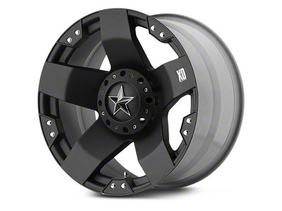 XD Rockstar Matte Black 6-Lug Wheel; 22x12; -44mm Offset (19-26 Sierra 1500)