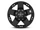 XD Rockstar Matte Black 6-Lug Wheel; 22x9.5; 12mm Offset (14-18 Sierra 1500)
