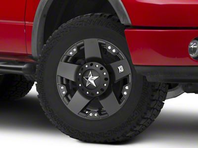 XD Rockstar Matte Black 6-Lug Wheel; 18x9; 0mm Offset (04-08 F-150)