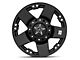 XD Rockstar Matte Black 5-Lug Wheel; 18x9; 0mm Offset (09-18 RAM 1500)
