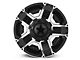 XD Rockstar II Black Machined 6-Lug Wheel; 17x9; -12mm Offset (04-08 F-150)