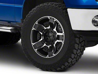XD Rockstar II Black Machined 6-Lug Wheel; 17x9; -12mm Offset (09-14 F-150)