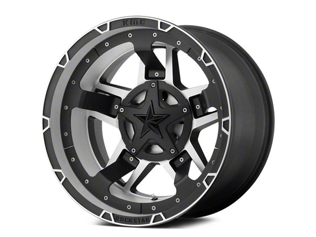 XD Rockstar III Matte Black Machined 5-Lug Wheel; 20x12; -44mm Offset (09-18 RAM 1500)