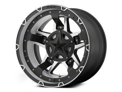 XD Rockstar III Matte Black Machined 6-Lug Wheel; 22x12; -44mm Offset (09-14 F-150)