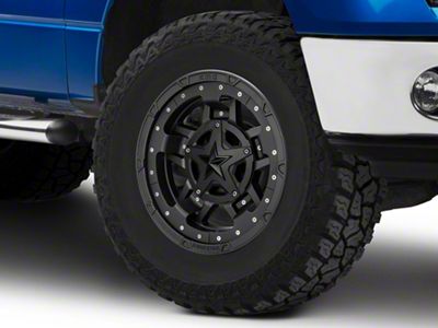 XD Rockstar III Matte Black 6-Lug Wheel; 17x9; -12mm Offset (09-14 F-150)