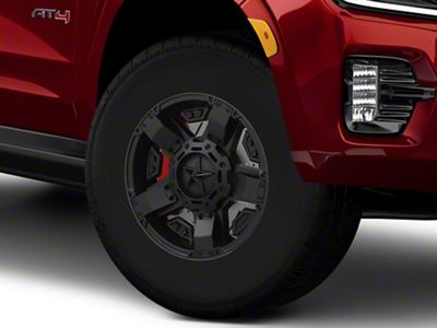XD Rockstar II Satin Black 6-Lug Wheel; 17x8; 10mm Offset (21-25 Yukon)