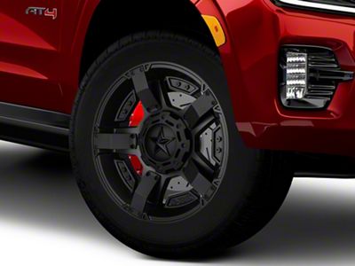XD Rockstar II Satin Black 6-Lug Wheel; 20x9; 18mm Offset (21-25 Yukon)