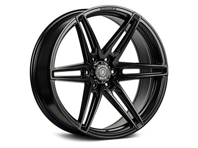 Rohana Wheels RFV1 Matte Black 6-Lug Wheel; 22x9.5; 22mm Offset (07-13 Sierra 1500)