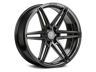 Rohana Wheels RFV1 Gloss Graphite 6-Lug Wheel; 22x9.5; 0mm Offset (99-06 Silverado 1500)