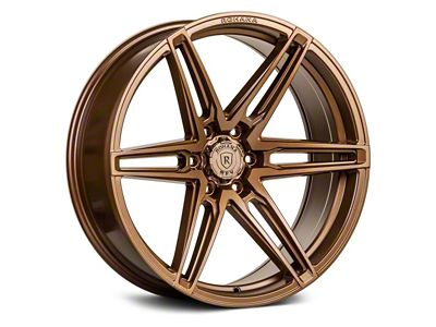 Rohana Wheels RFV1 Matte Bronze 6-Lug Wheel; 22x9.5; 0mm Offset (99-06 Silverado 1500)