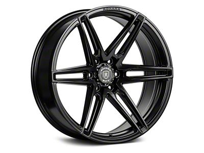Rohana Wheels RFV1 Matte Black 6-Lug Wheel; 22x9.5; 22mm Offset (19-25 Sierra 1500)