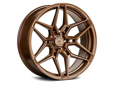 Rohana Wheels RFV2 Matte Bronze 6-Lug Wheel; 22x9.5; 0mm Offset (19-23 Silverado 1500)