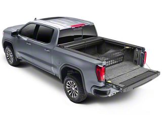 Rear Trunk Envelope Style Cargo Net For Chevy Silverado & GMC Sierra – Black Mesh Organizer With Hooks