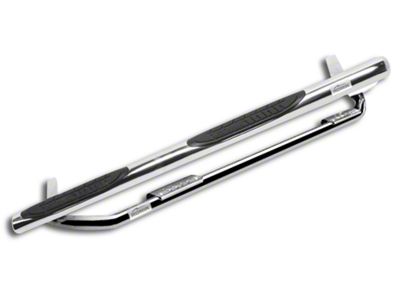 Romik Max Bar Side Step Bars with Add-On; Stainless Steel (04-13 Silverado 1500 Crew Cab)