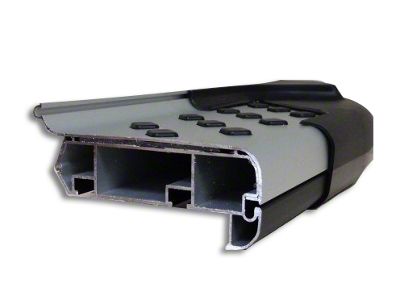 Romik RAL-T Running Boards; Black (14-18 Sierra 1500 Crew Cab)