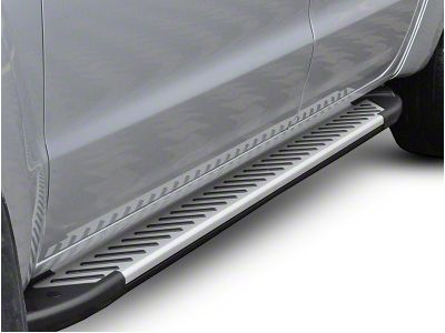 Romik RAL-T Running Boards; Silver (09-14 F-150 SuperCrew)