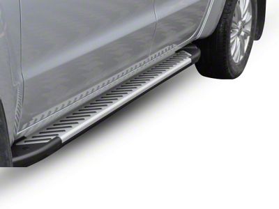 Romik RAL-T Running Boards; Silver (14-18 Sierra 1500 Crew Cab)