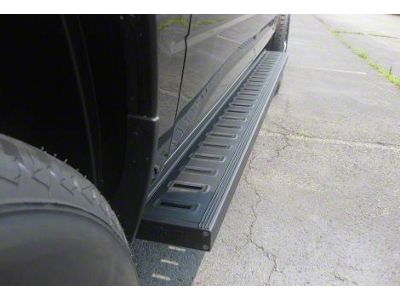Romik ROF-T Running Boards; Black (19-24 RAM 3500 Crew Cab)