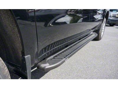 Romik RB2-T Running Boards; Black (19-23 Silverado 1500 Double Cab)