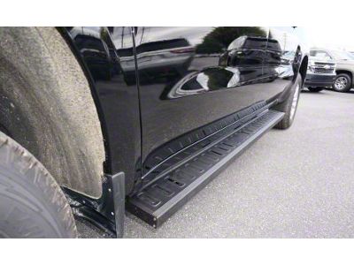 Romik ROF-T Running Boards; Black (19-23 Silverado 1500 Crew Cab)