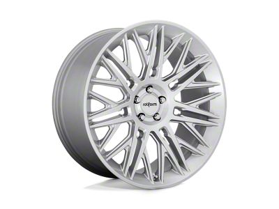 Rotiform JDR Matte Silver 6-Lug Wheel; 22x10; 30mm Offset (04-08 F-150)