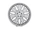 Rotiform JDR Matte Silver 6-Lug Wheel; 22x10; 30mm Offset (07-13 Silverado 1500)