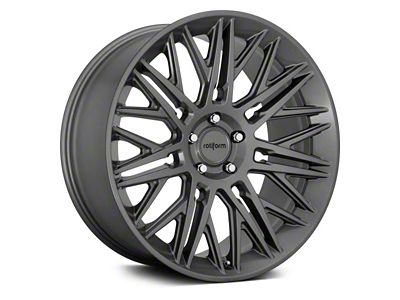 Rotiform JDR Matte Anthracite 6-Lug Wheel; 22x10; 30mm Offset (24-25 Ranger)