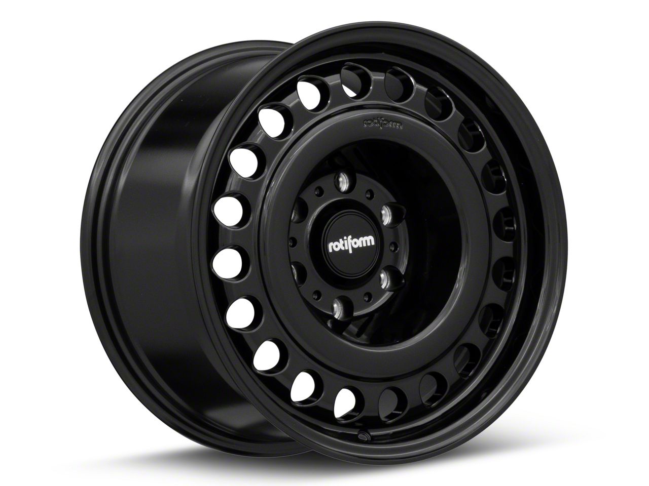 Rotiform Colorado R191 STL Gloss Black 6-Lug Wheel; 18x9; 18mm