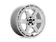 Rotiform KB1 Gloss Silver 5-Lug Wheel; 19x8.5; 40mm Offset (87-90 Dakota)