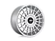 Rotiform LAS-R Gloss Silver 5-Lug Wheel; 19x8.5; 45mm Offset (87-90 Dakota)