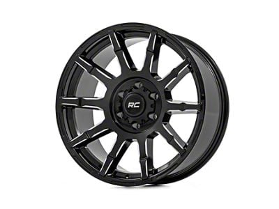 Rough Country 83 Series Gloss Black 8-Lug Wheel; 20x9; -12mm Offset (01-06 Sierra 2500 HD)
