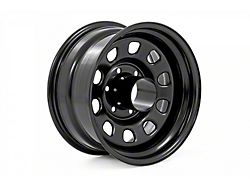 Rough Country Steel Gloss Black 8-Lug Wheel; 16x8; -6mm Offset (01-06 Silverado 2500 HD)