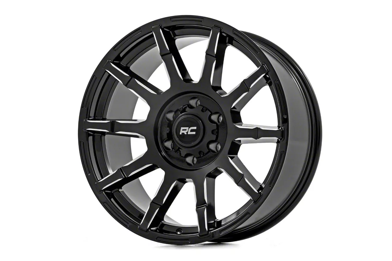 Rough Country 83 Series Gloss Black 6-Lug Wheel; 20×9; -12mm Offset (04-08 F-150)