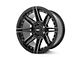 Rough Country 88 Series Gloss Black Milled 6-Lug Wheel; 20x10; -19mm Offset (04-08 F-150)