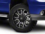Rough Country 93 Series Matte Black Milled 6-Lug Wheel; 20x9; 0mm Offset (07-13 Sierra 1500)