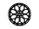 Rough Country 96 Series Gloss Black Milled 6-Lug Wheel; 22x10; -19mm Offset (07-13 Sierra 1500)