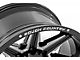 Rough Country 91 Series Gloss Black Milled 6-Lug Wheel; 20x12; -44mm Offset (07-13 Silverado 1500)