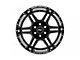 Rough Country 92 Series Gloss Black Machined 6-Lug Wheel; 20x12; -44mm Offset (07-13 Silverado 1500)
