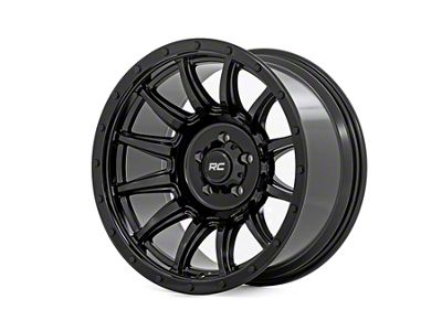 Rough Country 90 Series Gloss Black 6-Lug Wheel; 20x10; -19mm Offset (07-14 Tahoe)