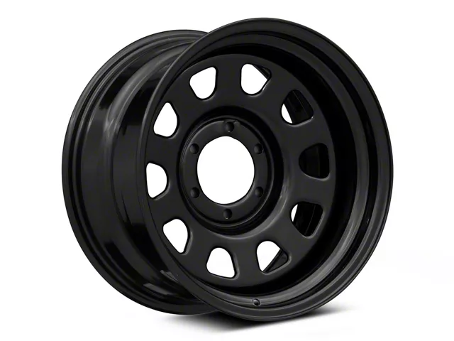 Rough Country Steel Gloss Black 6-Lug Wheel; 17x9; -12mm Offset (07-14 Yukon)