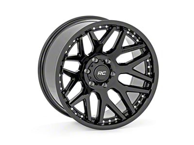 Rough Country 95 Series Gloss Black 8-Lug Wheel; 20x10; -19mm Offset (08-10 F-250 Super Duty)
