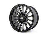 Rough Country 97 Series Gloss Black Milled 6-Lug Wheel; 20x10; -19mm Offset (09-14 F-150)